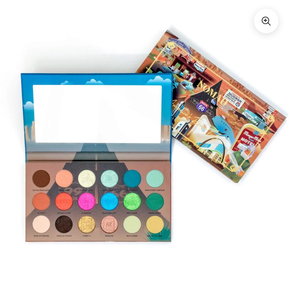 NOMAD COSMETICS “AMERICA'S ROUTE 66” INTENSE COLOR PALETTE - BNIB - Picture 8 of 9